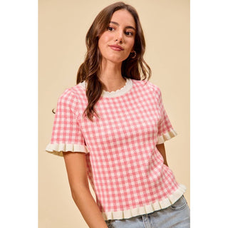 Scarlett Gingham Top