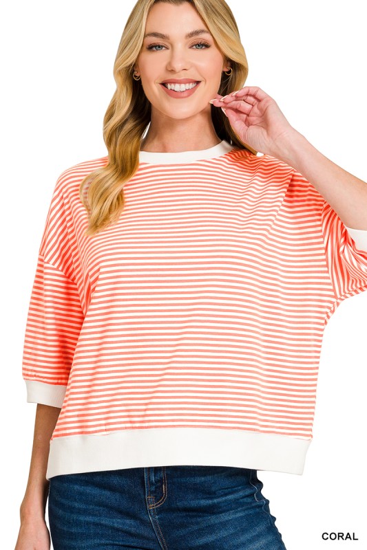 The Bailey Stripe Pullover