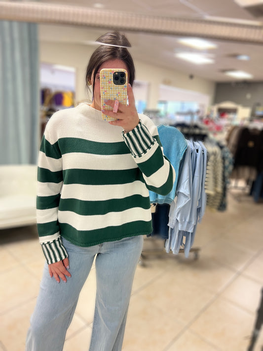 The Weekend Stripes Knit Sweater