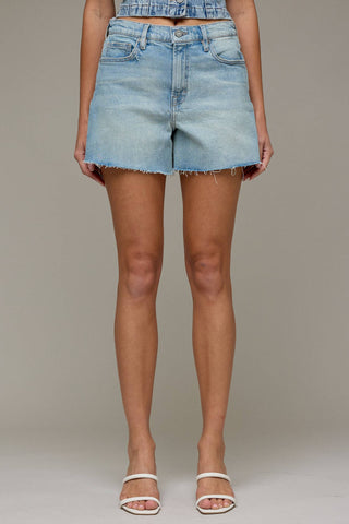 RAW HEM A LINE SHORTS
