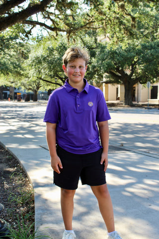 LSU Tiger Solid Purple Polo