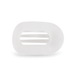 White silicone ring on a white background