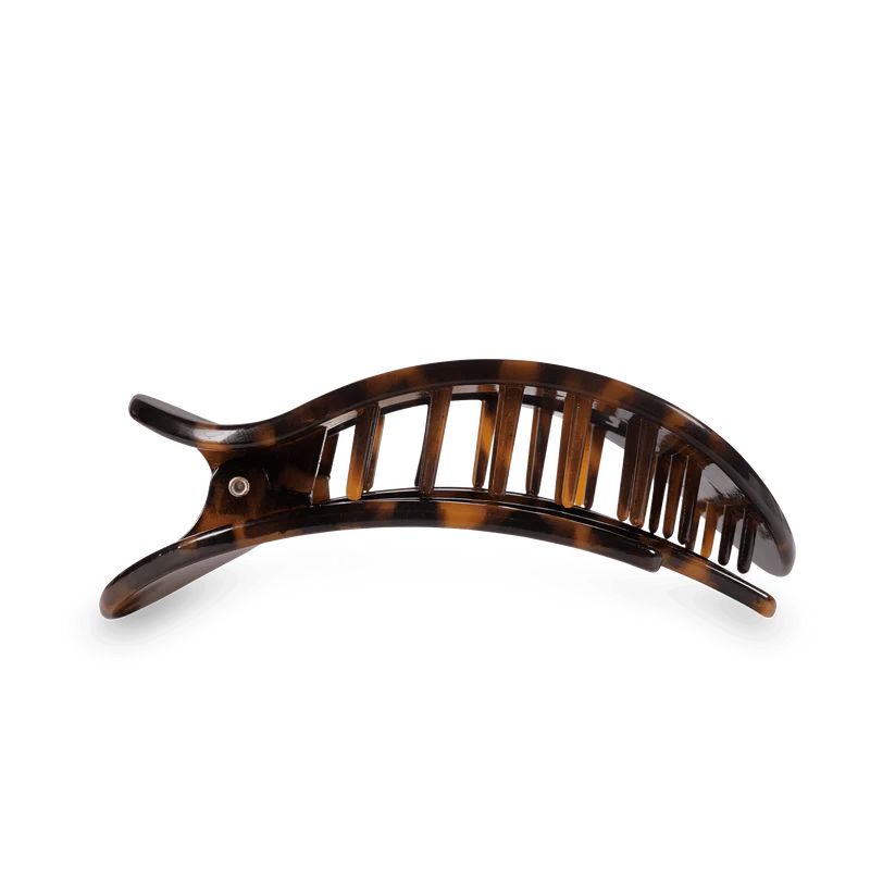Flat Round Hair Clip - Small - Tortoise