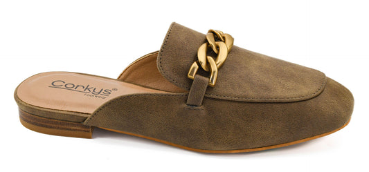 Corkys KeepSake Mules- Tan