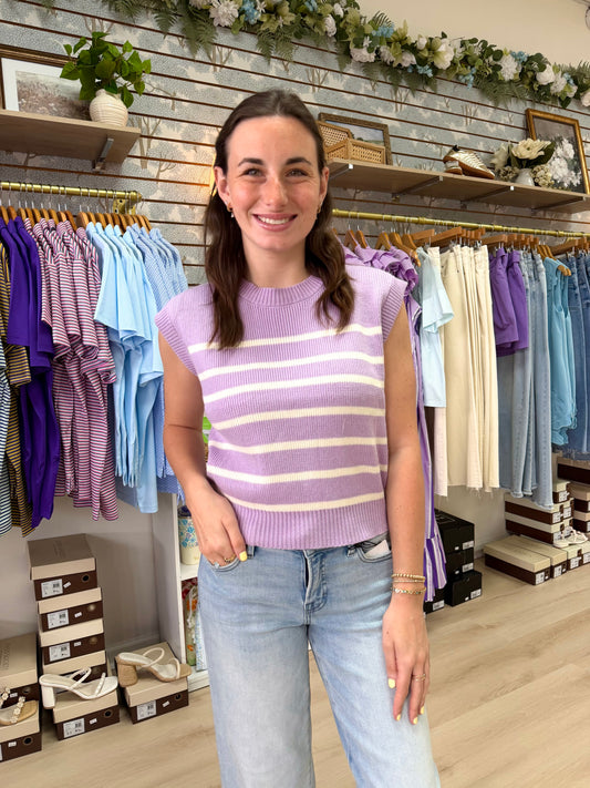 Lavender Lane Sweater Tank
