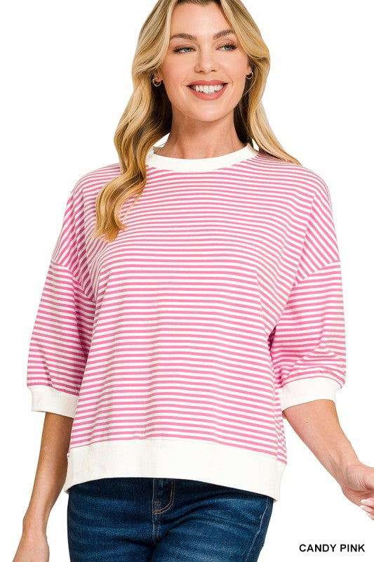 The Bailey Stripe Pullover