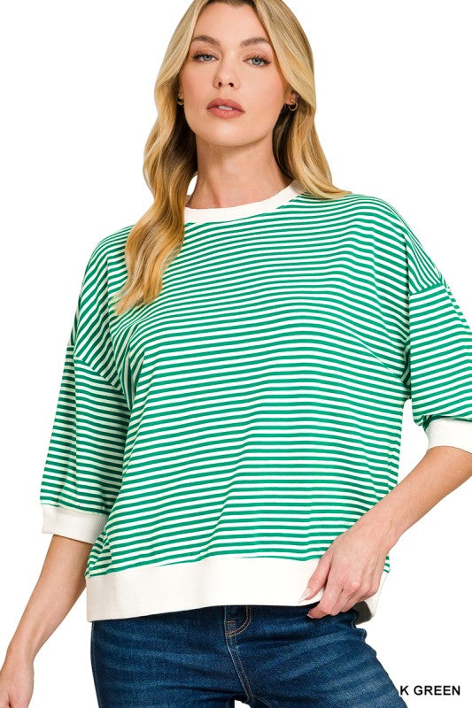 The Bailey Stripe Pullover