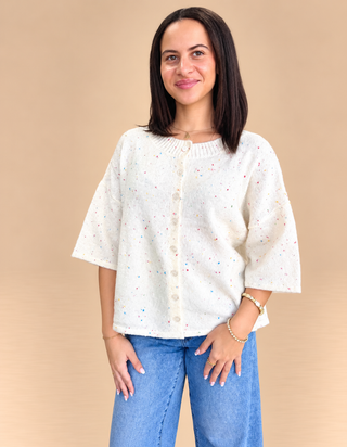 The Addison Button Front Sweater