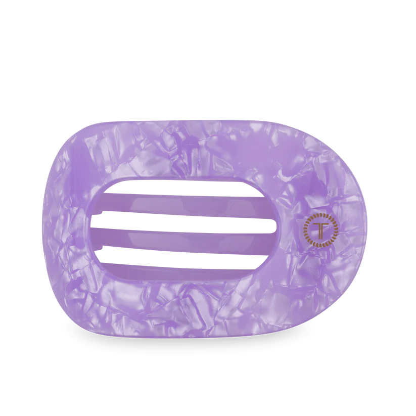 Flat Round Hair Clip - Medium - Lavender Mist