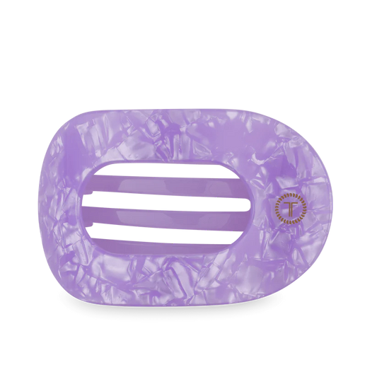 Flat Round Hair Clip - Medium - Lavender Mist