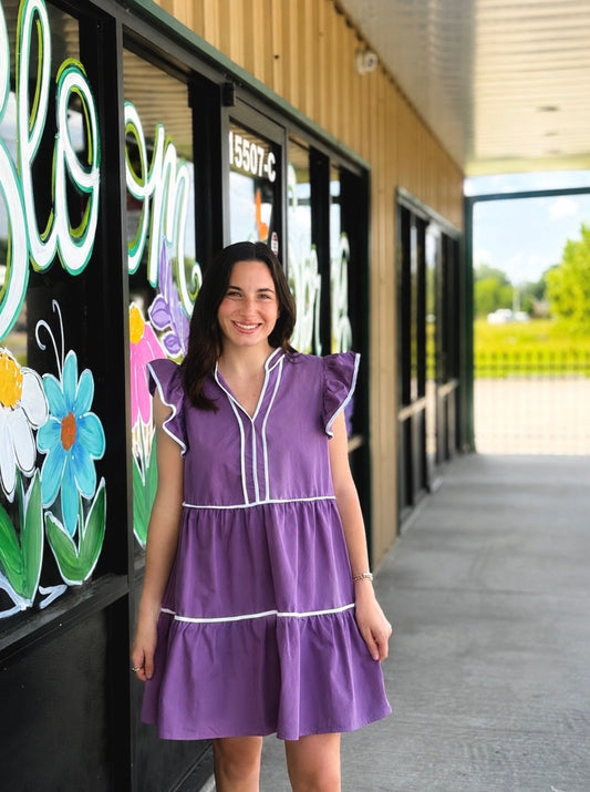 The Violet Vine Dress