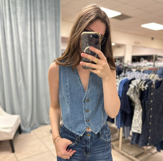 Bayou Blues Denim Vest