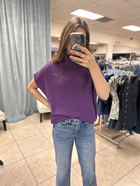 The Violet Vision Knit Top