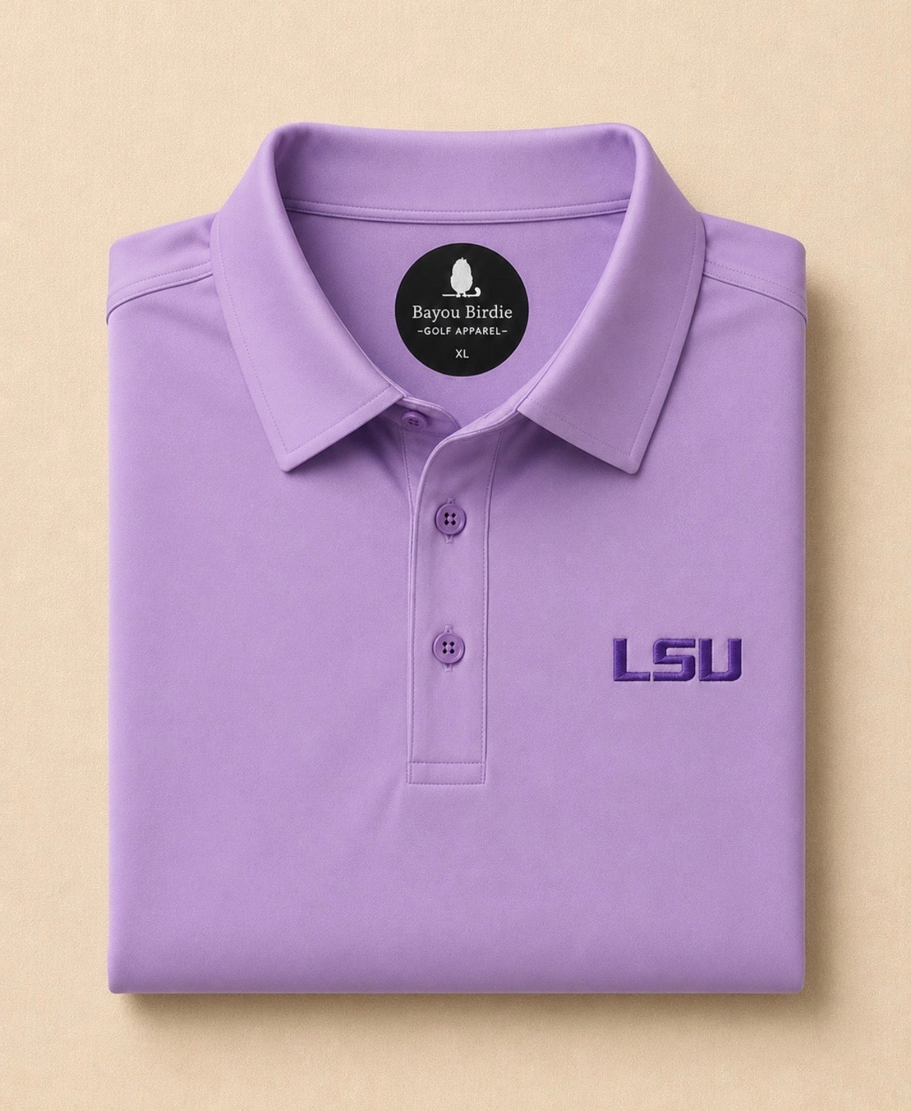 LSU Lavender Polo