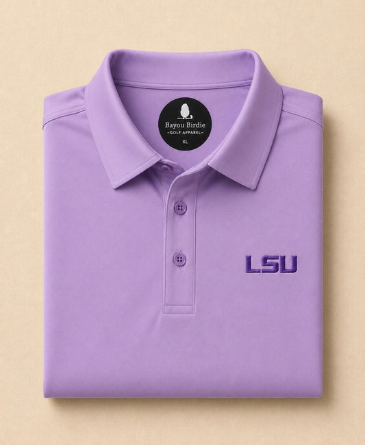 LSU Lavender Polo