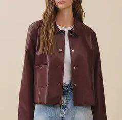 The Essential Faux Leather Jacket