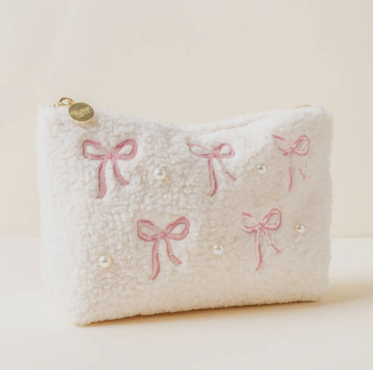 Sweetheart Sherpa Bow Bag