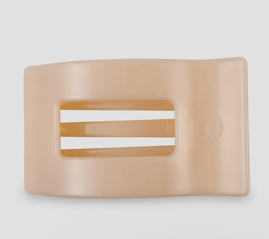 Flat Rectangle Hair Clip |
Large | Almond Beige