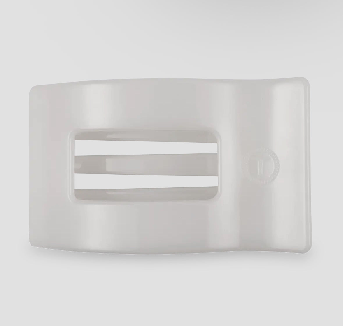 Coconut White Rectangle Clip (Large)