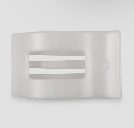 Coconut White Rectangle Clip (Large)