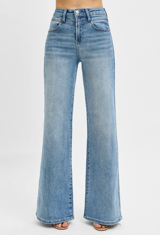 The Risen Skyline Wide Leg Jeans
