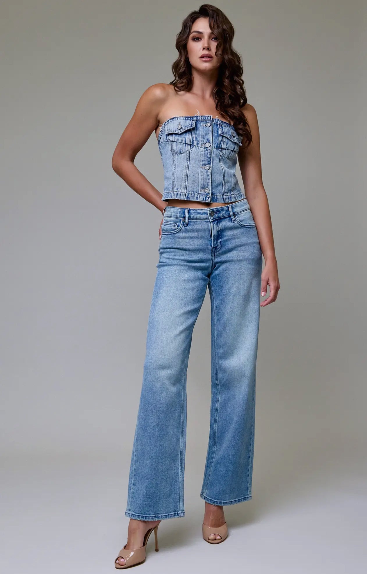 Hidden Vintage Stretch Mid Rise Dad Jean