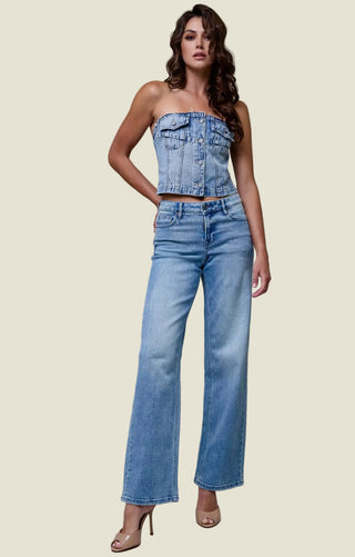 Hidden Vintage Stretch Mid Rise Dad Jean
