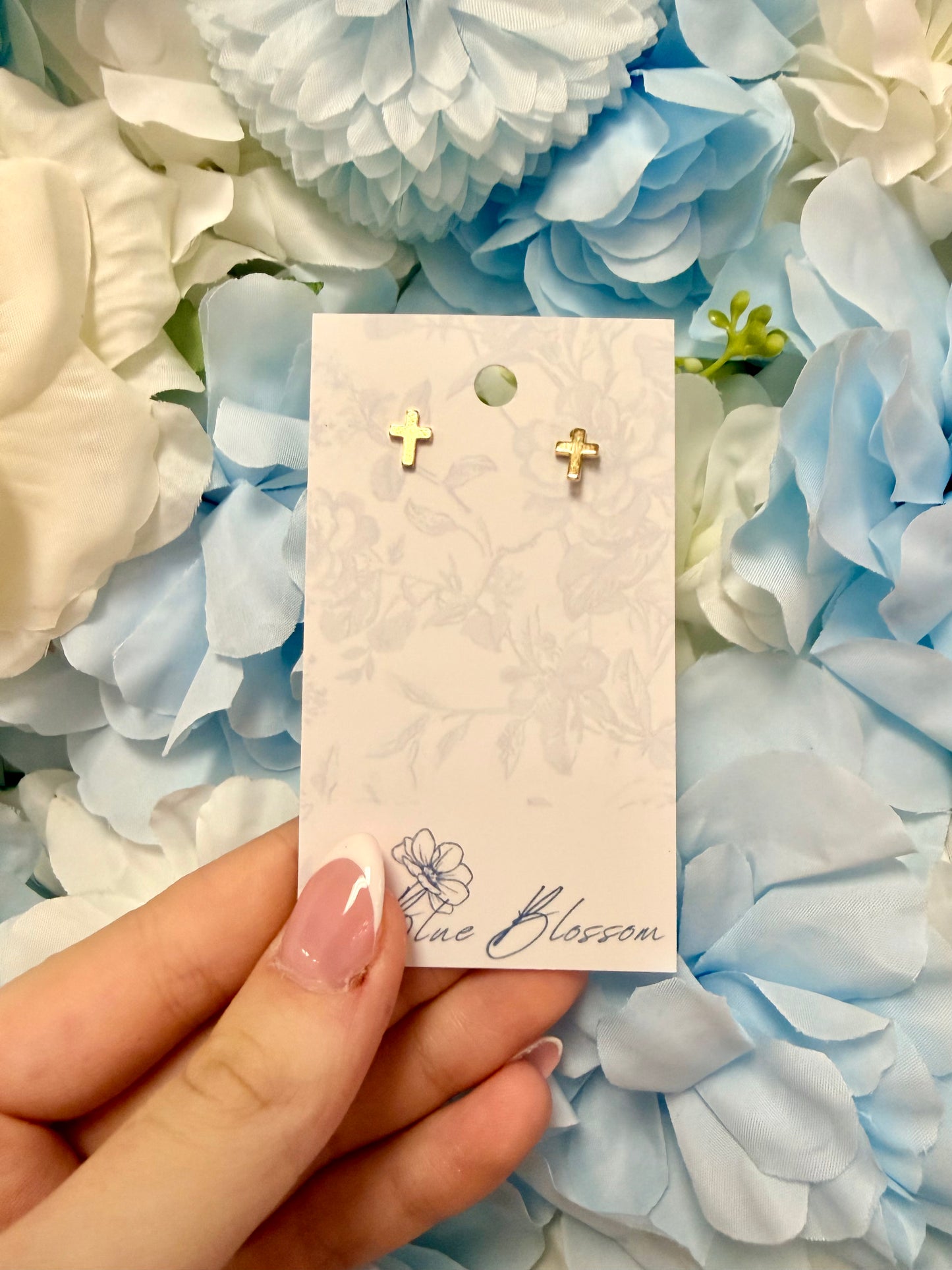 Faith Cross Earrings