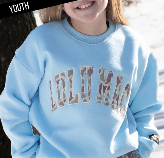 Youth Lulu Mac Blue/Camo