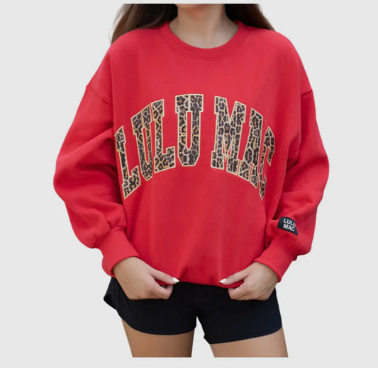 Lulu Mac Red Leopard