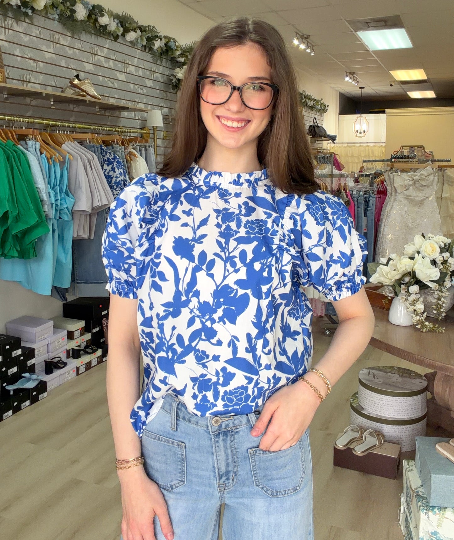 Pasty Puff Sleeve Top