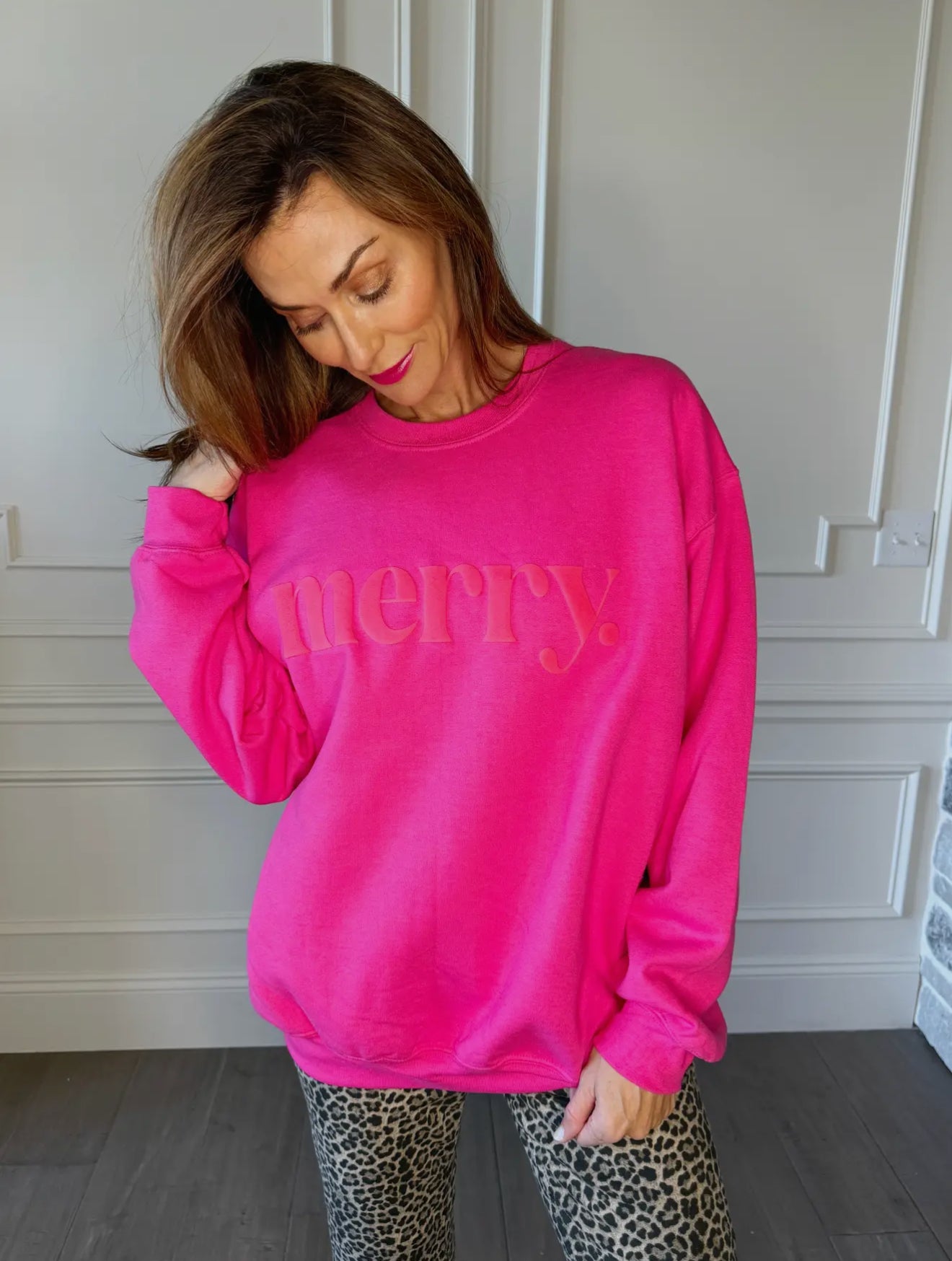 Pink Merry crewnecks