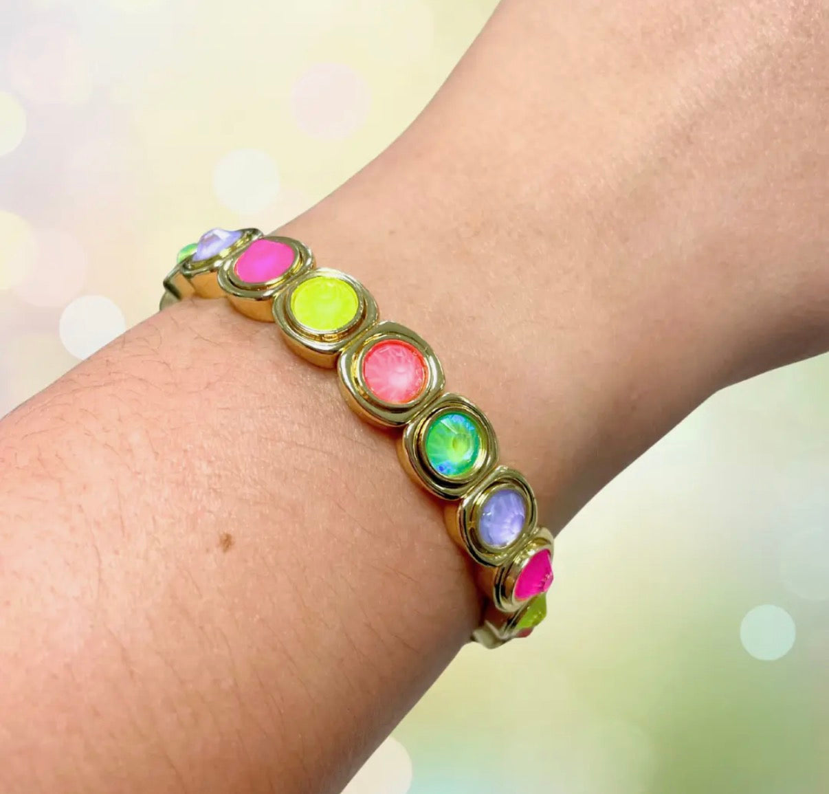Rainbow Dreams Stretch Bracelet