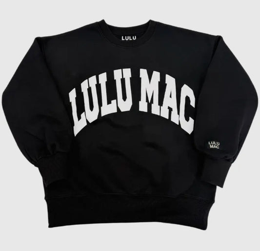 Lulu Mac- black/ white puff