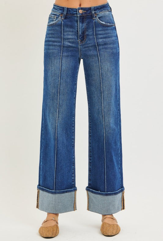 Risen Bay Street Wide Leg Jeans