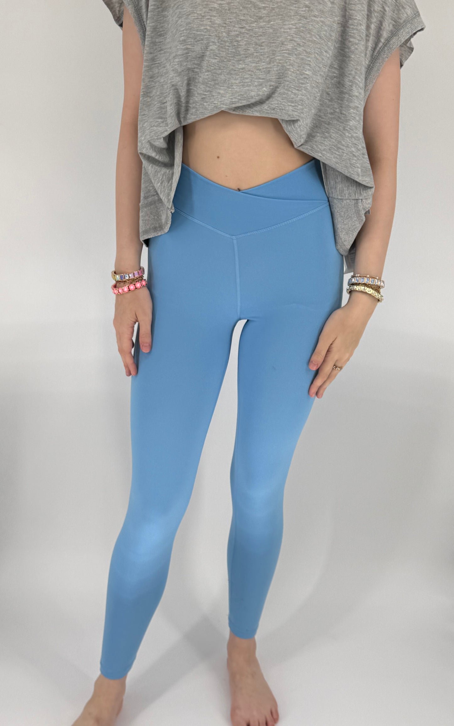 Venice Crossover Waist Leggings