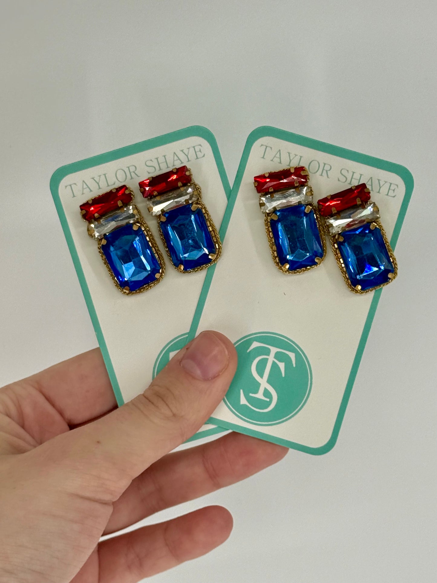 Crystal- Red White and Blue