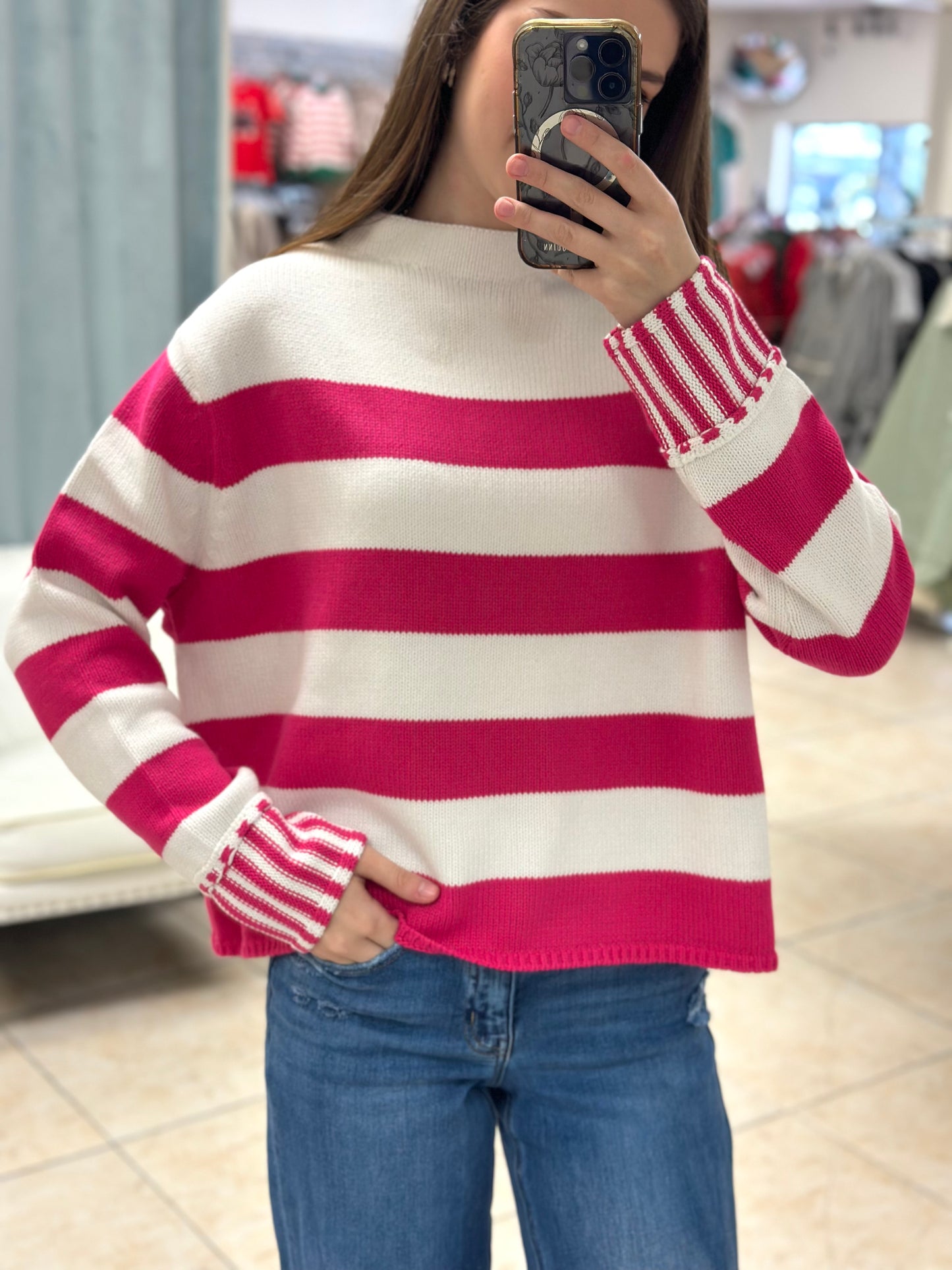 The Weekend Stripes Knit Sweater