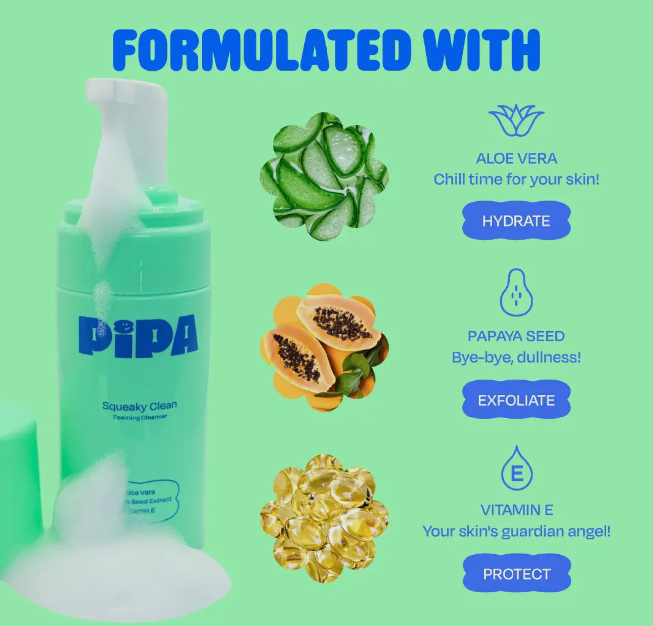 Pipa Skincare Start Young Gift Set, 3-Step Gentle Routine