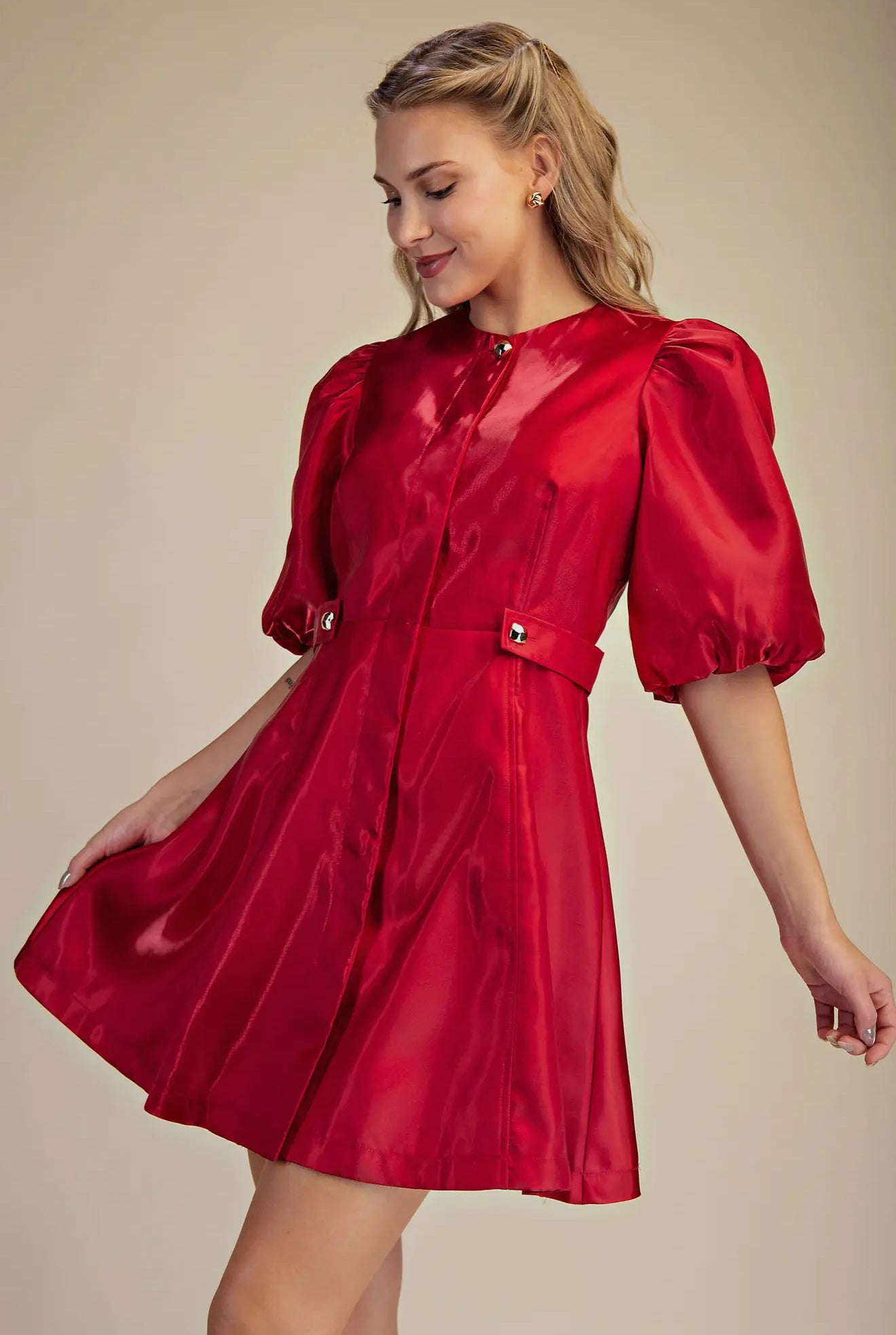 Southern Soirée Satin Dress
