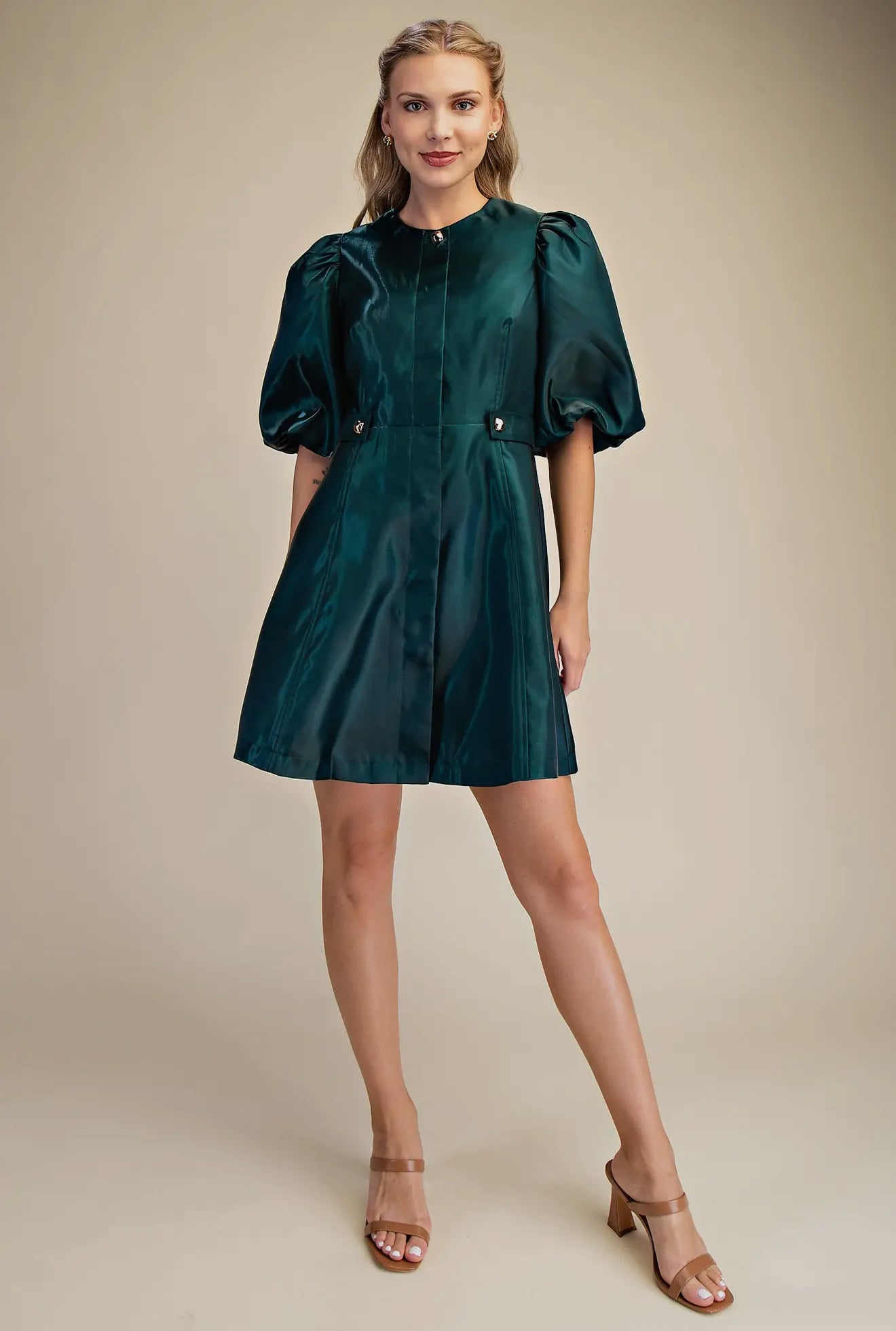 Southern Soirée Satin Dress