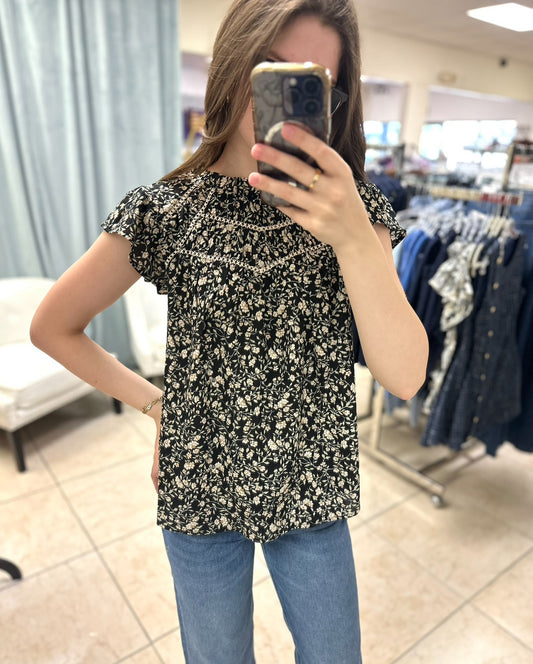 Evangeline Floral Top