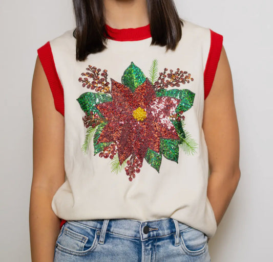 Holly & Glimmer Sleeveless Sweater