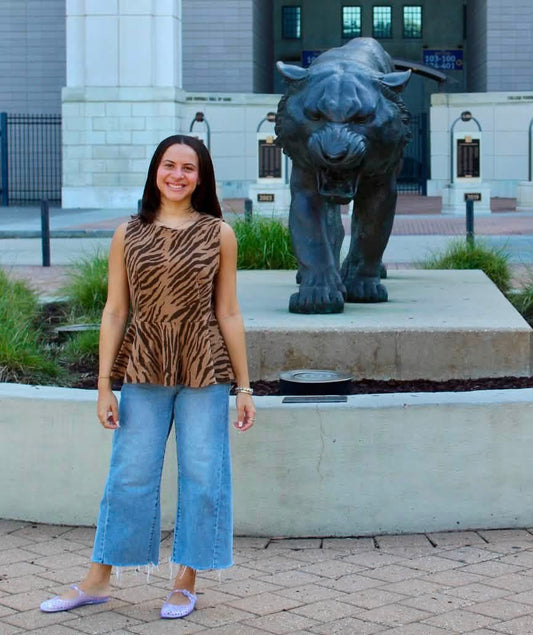 Wild Grace Peplum Top