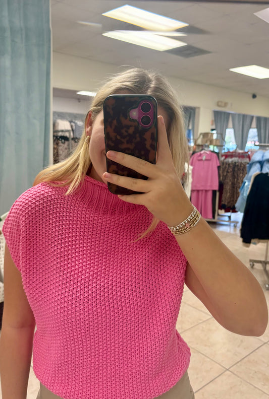 The Spring Knit Mock Neck