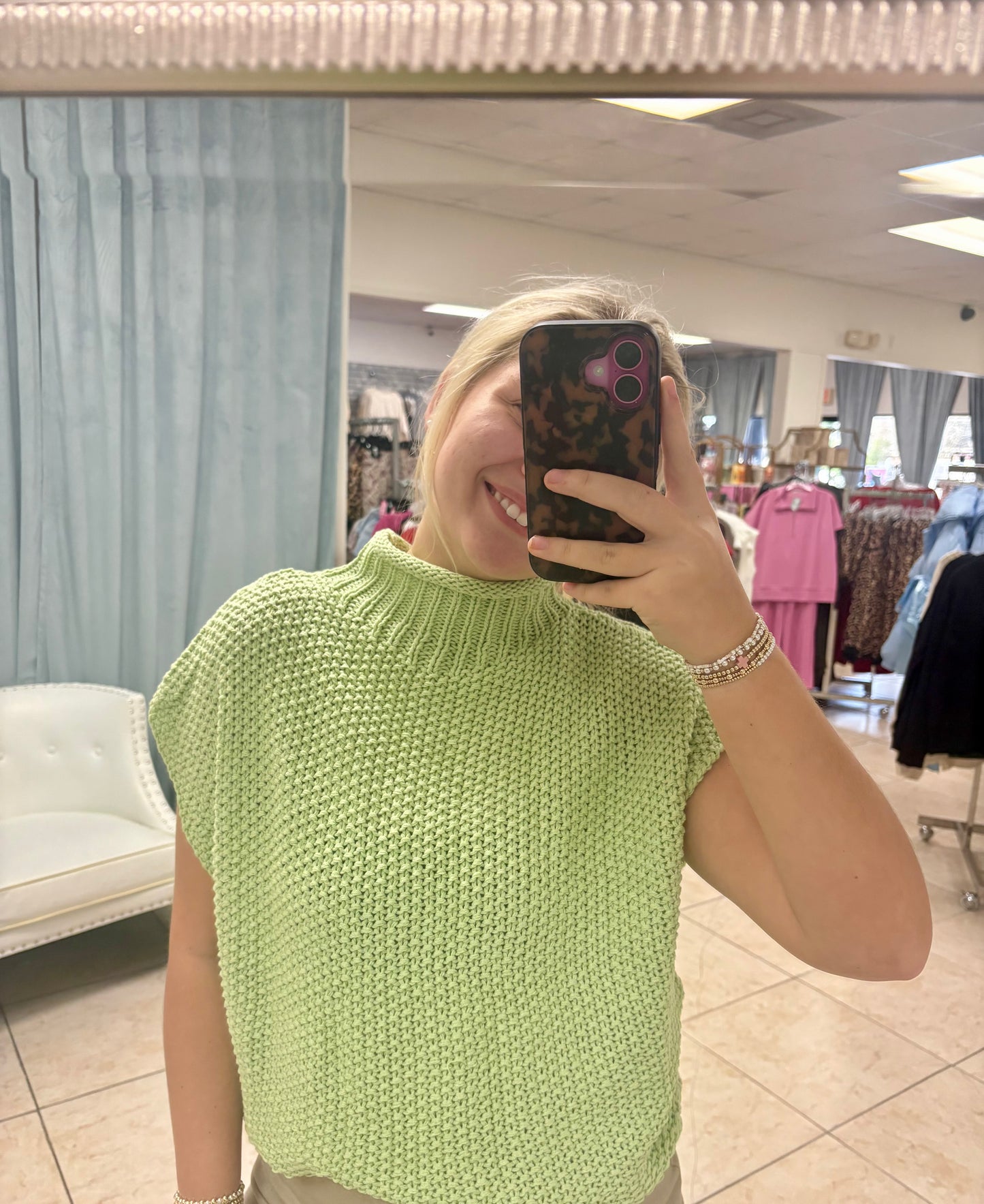 The Spring Knit Mock Neck