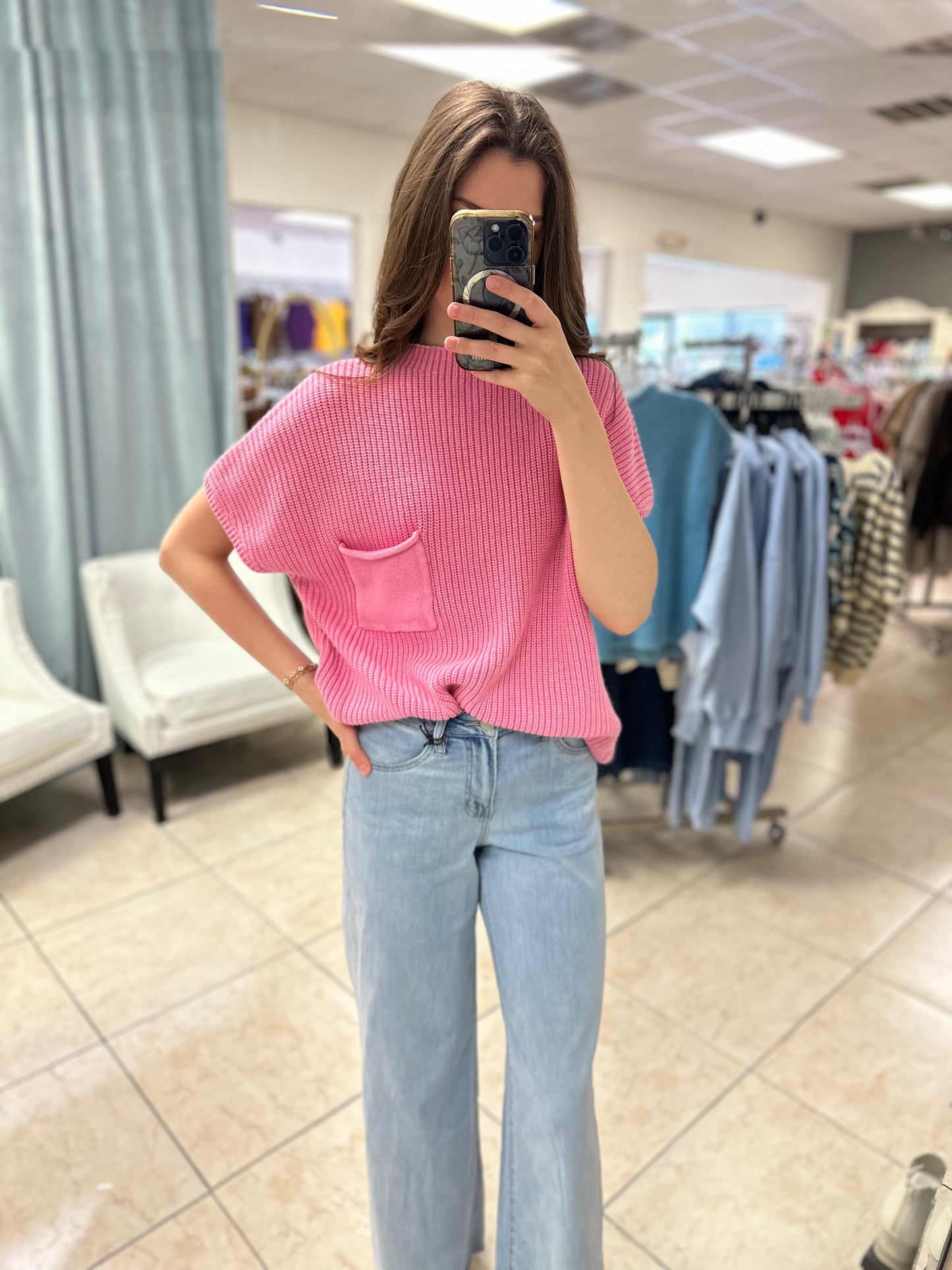 The “Coastal Comfort” Knit Sweater