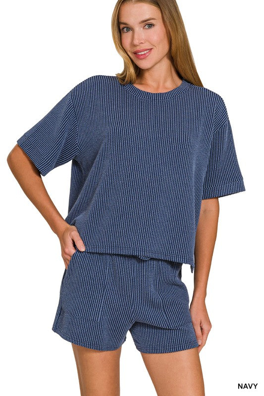 Easy Does It Ribbed Set