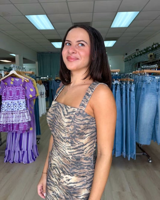 Tiger’s Eye Mini Dress