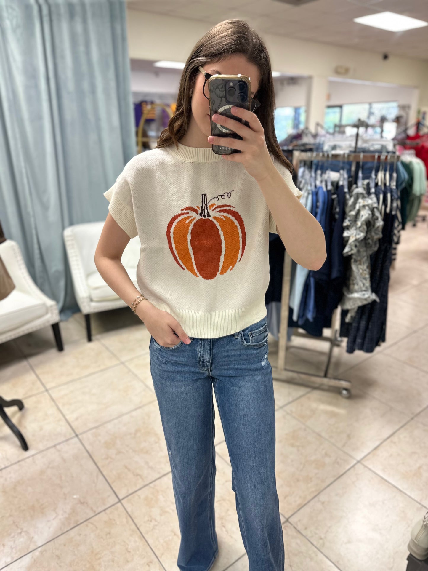 Pumpkin Patch Knit Sweater